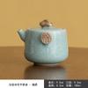 Tetera individual portátil Ru Kiln Flor de Hielo pieza abierta con grietas de hielo puede realzar juego de té kung fu de cerámica vintage para el hogar tetera