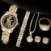 Explosiones de Comercio Exterior Moda Patrón Romano Diamante Reloj de Pulsera para Mujer Reloj de Pulsera de Cuarzo Brazalete Reloj de Pulsera para Mujer Fabricantes en stock
