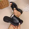 Nuevo Modelo de Verano 2026: Sandalias de Mocasín Casuales, Cómodas, Modernas y Versátiles para Mujer, Talla Grande, Para Uso al Aire Libre, Talla Única