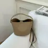 Bolsa Tote Pequena Super Moderna para o Trabalho Feminina 2026 Nova Popular de Verão Exquisita Única Ombro Transversal Balde