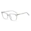 Monturas de Gafas Cuadradas Retro, Modernas y Sencillas, Casuales y Versátiles, Unisex, Sin Graduación, Gafas Anti Luz Azul