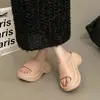 Sandalias de verano para mujer para exteriores 2026 nuevo modelo, antideslizantes, de suela gruesa, que aumentan la altura, de EVA, de playa, modernas y a la moda