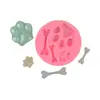 Molde de Silicone Líquido para Bolo Fondant DIY