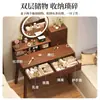 Tocador Simple Mesa de Maquillaje para Dormitorio Cajonera Integrada Apartamento Pequeño Doble Capa Nuevo Estilo Chino Escritorio de Maquillaje para Dormitorio Principal Tocador