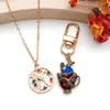 Accesorios para Joyería DIY, Colgantes Pequeños de Aleación Esmaltada, Colgantes de Anime Serie Alicia, Colgantes para Pulsera y Collar