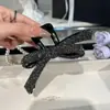 Nuevo Clip para el Cabello Grande de Estilo de Alta Gama, Pinza de Garra Negra con Perlas Artificiales, Accesorio para el Cabello de Alta Gama para Mujeres