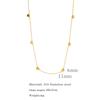 Acero de titanio exquisito metal amor colgante diseño cadena clavícula pulsera nicho lujo ligero simple alta gama joyería para todo