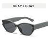 Óculos de Sol Olho de Gato Estilo Coreano Moda Trendy Cravejados Personalidade Trendy Unissex Férias de Praia Óculos de Sol