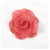 Miçangas 3D Flores Pequenas DIY Vestido de Casamento Infantil Vestido de Noite Acessórios de Moda Flores Tridimensionais Feitas à Mão