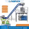 Máquina de Embalagem de Sacos Horizontais com Pesagem Automática Máquina de Embalagem de Sacos de Frutas Secas Máquina de Embalagem de Alimentos Liofilizados Peças de Pepino