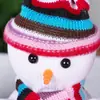Bolsa de manzana navideña Bolsa de regalo de manzana rayada de Nochebuena Bolsa de regalo de fruta Ping An Bolsa de regalo de manzana con muñeco de nieve navideño