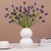 Venda Quente Comércio Exterior Bola Dourada Artificial Dente-de-leão de 7 Cabeças, Crisântemo, Arranjo para Casamento e Decoração de Casa, Flores Artificiais de Plástico