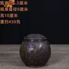 Artesanato de Lata para Chá de Ameixa de Latão, Orquídea, Bambu e Crisântemo, Lata de Chá Criativa para Mesa de Escritório, Artesanato Decorativo de Ornamento de Cobre