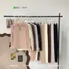 Top de punto con encaje de malla de estilo suave para mujer, efecto adelgazante elástico, cuello alto, mangas largas acanaladas y pantalones largos, disponible en varios colores