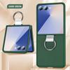 Adecuado para Funda de Teléfono Móvil Samsung Zflip8, Anillo Transparente para Pantalla Plegable, Cubierta Protectora Shell Ultra-Delgada Anti-Caída Zflip7, Acabado Mate