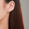 Aretes de Plata Esterlina s925 para Mujer con Circonitas Micro-incrustadas Alas de Ángel ins Aretes de Lujo Ligero de Moda Joyería Explosiva Transfronteriza Europea y Americana