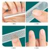 Manicure Lixa de Unhas Nova Manicure Manicure Lixa Física Pontas dos Dedos em Vidro Polido Favo de Mel Armadura Brilhante Polida Nano