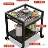 Mesa de Mahjong Mesa de Café Estante para Té Sala de Ajedrez y Cartas Mesa Auxiliar Especial Mesa Auxiliar Pequeña para Jugar Máquina de Mahjong Estante Móvil de Almacenamiento
