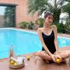 Traje de baño conservador adelgazante con cobertura de vientre para pecho pequeño de Corea del Sur 2023 xiangfeng aguas termales bikini simple sin espalda al por mayor