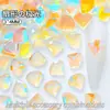 Rinestones para Uñas en Forma de Abanico de 3*4mm Rinestones de Cristal de Vidrio Accesorios para Uñas DIY Decoraciones de Pedrería Materiales para Uñas Portables Venta al por Mayor