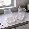 7.5 Caja Cuadrada Pequeña Caja de Plástico Cuentas Tarjeta Papelería Caja de Almacenamiento Joyería Joyería Guka Caja Organizadora Caja de Embalaje Pp