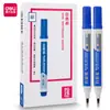 Bolígrafo de pizarra blanca borrable Deli S536 para niños y profesores, con rotulador negro, rojo y azul, fácil de borrar para reuniones de oficina.