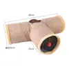 Túnel Labirinto para Gatos Extra Grande Túnel para Gatos de Estimação Brinquedo para Gatos Canal Arco-Íris para Gatos Barril Interativo de Perfuração Lezhu