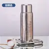 2025 Nova Caneca Magnética de Titânio Puro Caneca Térmica Tampa Dupla Caneca de Titânio Portátil Caneca para Ensopado Chá Homens e Mulheres Caneca de Água de Aparência Elegante