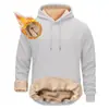 Aliexpress Cross-Border Outono e Inverno Novo Moletom com Capuz de Veludo Casual Europeu e Americano Pulôver com Capuz Exportação Tops Masculinos