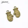 Luvas de joalheria de liga YuenZ pingente pequeno acessórios de joias de Natal DIY 26 * 15mm N152