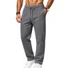 Calça Jogger Masculina Xiyin Plus Size para Todas as Estações, Solta, Simples, Luxuosa, para o Trabalho, Slim Fit, Casual, Reta, Personalizável