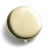 Suministro Directo de Fábrica Espejo Creativo Redondo Plegable de Doble Cara Espejo Cosmético de Metal Espejo de Maquillaje Portátil Espejo de Belleza Dorado