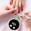 Nova Máquina Polidora de Unhas 2025 50 Velocidades Desktop Carregamento Portátil Botão de Cristal Manípulo Máquina Polidora de Unhas