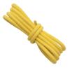 Cordones Kurokin Redondos de Algodón Puro Encauchutados 0.5cm Adecuados para Botas de Cuero, Zapatos de Cuero, Botas Martin, Zapatos de Papá, Zapatos de Senderismo
