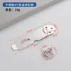 Cerradura de pestillo antirrobo de acero inoxidable engrosado para el hogar, cerradura de cajón, pestillo de puerta de gabinete, candado, cerrojo de montaje superficial para puerta de madera a la antigua