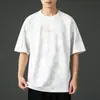 Traje Casual Tie-Dye para Hombre, Atuendo Elegante de Verano, Conjunto de Dos Piezas para Adolescentes, Conjunto Holgado de Pantalones Cortos de Manga Corta