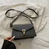 2026 Hebilla Retro Moda Nuevo Simple Popular Estilo Coreano Moda Simple Bolso Pequeño Cuadrado de Hombro Cruzado para Mujer