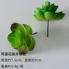 Plantación de Bonsái de Suculentas Simuladas Cuidadosamente Seleccionadas Mini Accesorios de Suculentas Falsas Terciopelo Plantas Verdes Decoración del Hogar DIY Adornos
