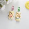 Llavero de Oso Cortauñas Colgante DIY Cadena para Funda de Teléfono Móvil Colgante Correa de Muñeca Correa Colgante Decoración de Joyería