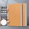 Bloco de Notas A6 Portátil Caderno Pequeno de Bordo Bolso com Aba Calça Livro de Vocabulário Inglês Bloco de Notas Mini em Couro de Vaca