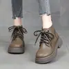 Botines tipo Martin para mujer, estilo coreano, forrados de felpa, suela gruesa, nueva colección otoño/invierno 2026, suela suave, estilo británico, corte bajo, cálidos y cortos