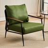 Sofá Italiano Silla de Ocio Sala de Estar Simple Moderno Hogar Reclinable Silla Perezosa Silla Individual de Diseño Silla de Cuero