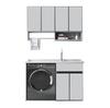 Muebles Todo Aluminio Personalización de Casa Completa Ahora Simple Hogar Protector Solar Impermeable Gabinete de Balcón Aleación de Aluminio Gabinete de Lavandería Gabinete Integrado