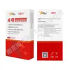Tiras reactivas Ottex para VIH, sífilis, hepatitis B y hepatitis C de cuatro en uno con kit de recolección de sangre, una caja para una persona