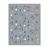 Redanco5D Embutido em Venda Quente Adesivos de Unha de Desenho Animado Gelatina Mirtilo 3D Adesivos de Unha Ornaments He1944
