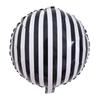 Balão Listrado Preto e Branco Balão Quadrado de Filme de Alumínio Preto e Branco Festa de Formatura KTV Aniversário de Adulto Balão Mosaico