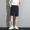 Pantalones de Traje Versátiles Estilo de Negocios Pantalones Cortos Casuales para Hombre de Verano de Longitud hasta la Rodilla Rectos Caídos Comercio Exterior Venta al por Mayor Transfronteriza