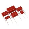 CBB22 capacitor 630V334J 334J630V pé distância P20mm plugue direto sem fio carregamento filme capacitor de poliéster
