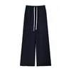 Pantalones Acampanados Pequeños Aboutsea para Primavera y Otoño, Cubren la Cadera, Adelgazantes, Cintura Elástica, Dobladillo Deshilachado, Pantalones de Moda Desgastados