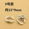 Xizang plata pulsera de cristal hecha a mano pulsera accesorios diy torsión joyería de plata tailandesa anillo de correr accesorios accesorios de plata antigua cuerda trenzada